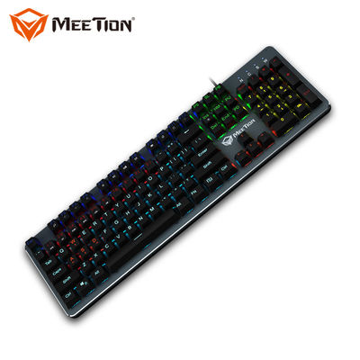 High quality macro mechanical switch wired USB PC gamer Gaming Mechanical Keyboard Of Meetion