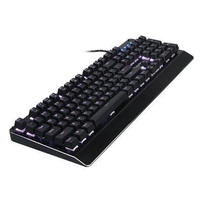 Latest Full Keys Anti-ghosting Waterproof 7 Colors Backlit Wired Gaming Mechanical Keyboard