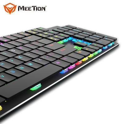 MEETION MK80 Keyboard Macro Programme Desktop Led Rgb Backlight Light Gamer Usb PC Computer Game Mechanical Gaming