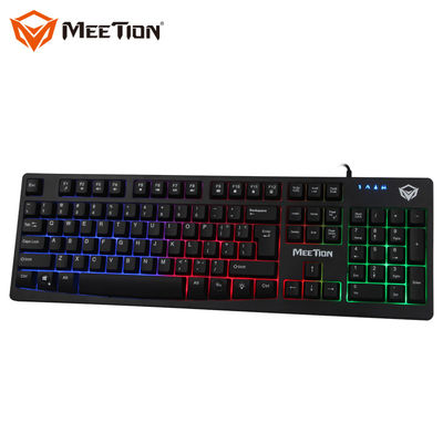 US Layout Latest Cheapest Gamer Ergonomic Wired Membrance Gaming Backlit Computer Keyboard