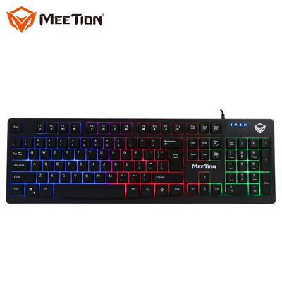 US Layout Latest Cheapest Gamer Ergonomic Wired Membrance Gaming Backlit Computer Keyboard