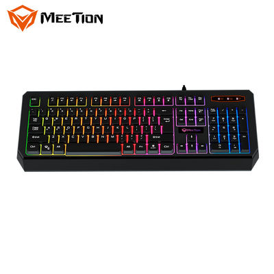 MeeTion K9320 Sehznhen Desktop Ergonomic Multimedia Waterproof USB Wired Light Backlight Membrane PC Computer Gamer Keyboard