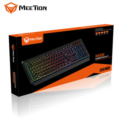 MeeTion K9320 Waterproof Usb Led Light Backlit Game Pc Computer Gamer Membrane Gaming Keyboard