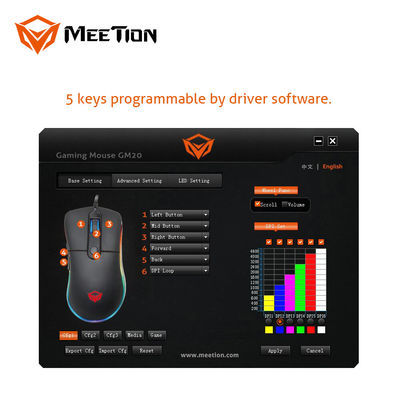MEETION New Product optical sensor USB ergonomic computer gaming Mouse For PC Gamer