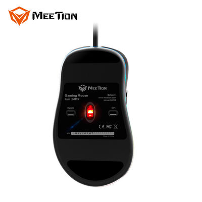 MeeTion GM19 2020 Computer Waterproof Led Light Weight Optical RGB Wired Mice Mouse Six Click Gaming Mouse