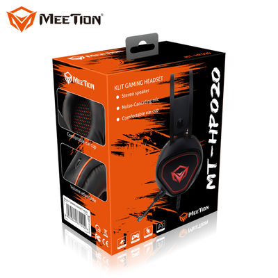 MeeTion HP020 Led Glowing PC Computer 3.5mm Usb Stereo Noise Canceling Wired Gamer Gaming Headset Headphones With Mic