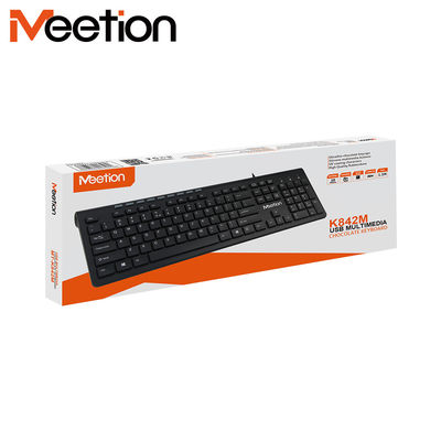 Hot sale Ergonomic Wired Standard Multimedia Keyboard for Laptop and Desktop