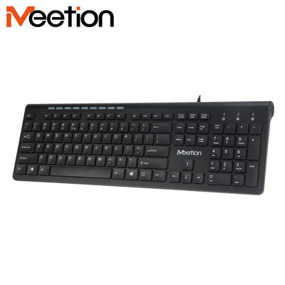 MeeTion K842M Shenzhen Manufacturing 104 Chocolate Keys Silent Azerty White Ultra Thin Flat Slim Computer Office Keyboard