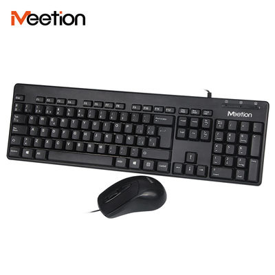 Wholesales Ergonomic Comfortable Multi Language Keyboard 1000 DPI Mouse Standard Office Keyboard and Mouse Combo Set