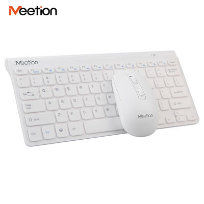 Meetion Mini4000 Support Azerty Silm Thin 2.4g Mini Clavier Et Souris Sans Fil for Smart Tv