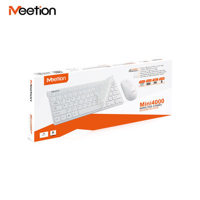 Meetion Mini4000 Support Azerty Silm Thin 2.4g Mini Clavier Et Souris Sans Fil for Smart Tv