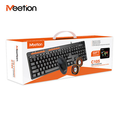 MEETION C105 Free Sample Cloth World Map Mouse Mat Pad