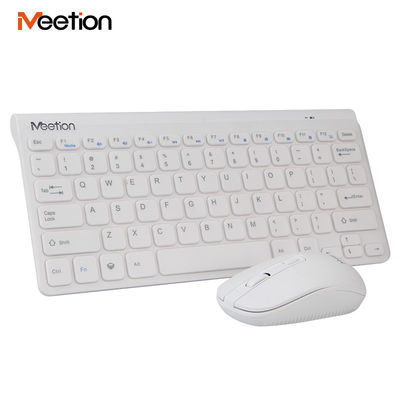 Shenzhen Portable Slim Small Computer Desktop Usb Office White Mini Combo 2.4Ghz Wireless Keyboard Mouse