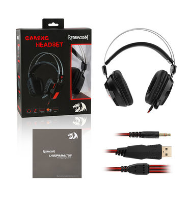 High Quality Redragon H201 Headphone USB Wired  With Mic  Headset For Gamer