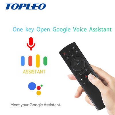 Multifunctional Power key ir learning tv box rohs mini 2.4g rf remote G20 Voice google search air mouse
