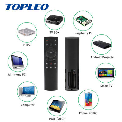 Multifunctional Power key ir learning tv box rohs mini 2.4g rf remote G20 Voice google search air mouse
