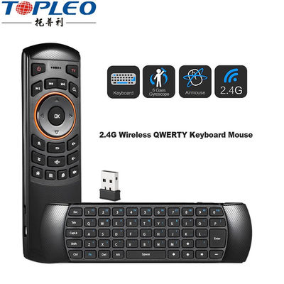 Professional design high grade X6 6-Axis Somatosensory 2.4 GHz Wireless Fly Air Mouse keyboard