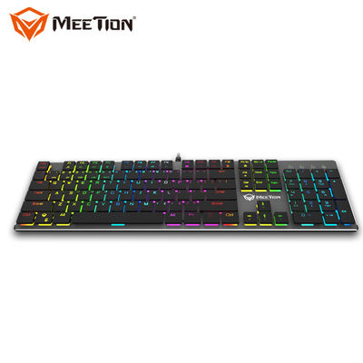 MEETION MK80 لوازم جانبی بازی صفحه کلید ضد آب صفحه کلید مکانیکی LED برای بازی Gamer Player