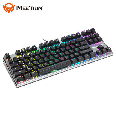 Tastiera meccanica di piccolo gioco chiave di 88 TKL del Usb metallica MK04 Gam di MEETION chiavi della lampadina 87 del metallo mini
