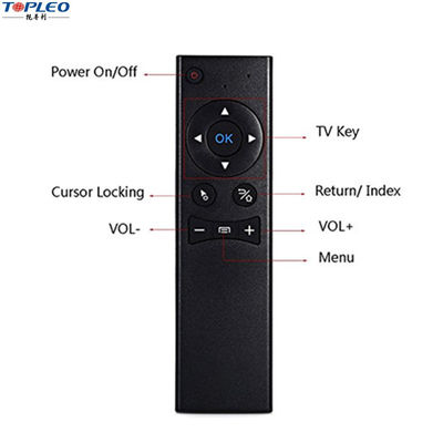 MX6 휴대용 2.4G 똑똑한 텔레비젼 소형 PC HTPC를 위한 USB 2.0 수신기를 가진 무선 먼 관제사 공기 쥐