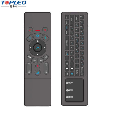 터치패드를 가진 소형 무선 airmouse 키보드가 솜씨 좋은 디자인에 의하여 T6 2.4G 쥐 비행합니다